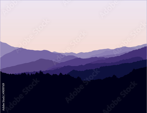 Blue Ridge Mountains Landscape