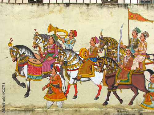 Udaipur - fresque