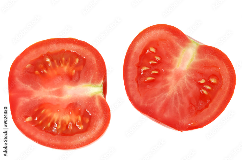 cut tomato. A ripe vegetable with drops of dew.. cut tomato. A ripe vegetable with drops of dew..