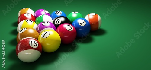 billiard balls widescreen