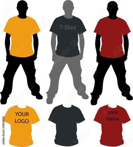 Vector T-shirt template photo