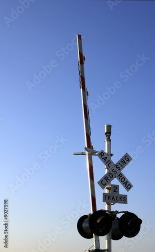 railroad crossing for two tracks