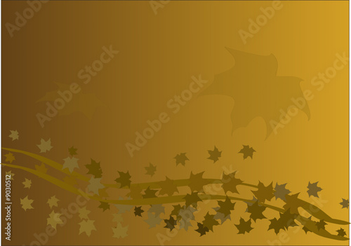sfondo foglie in autunno