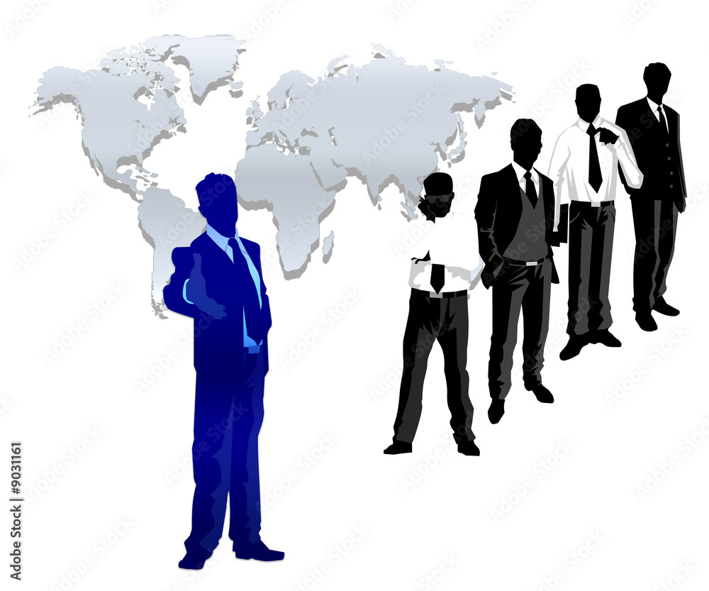 international worker business team making a propal international worker business team making a propal