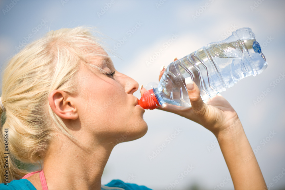 cool water after the long run