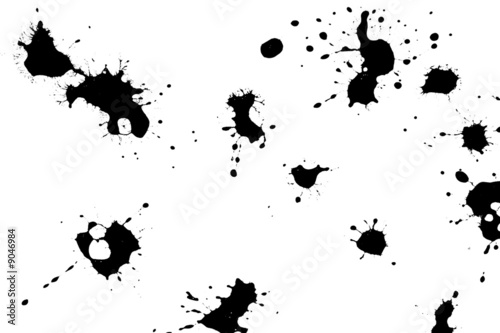 ink splatters
