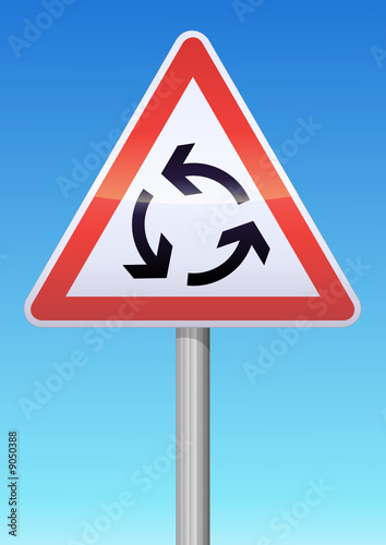 Carrefour à sens giratoire