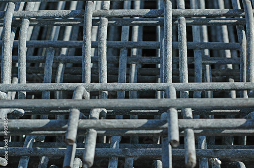 Metal grids geometrical background texture