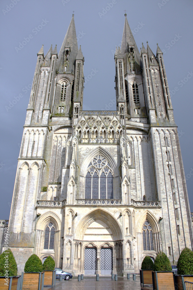 Fototapeta premium cathédrale de Coutances (Normandie)
