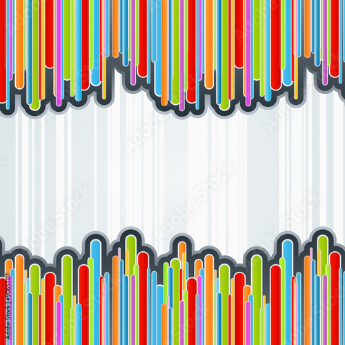 Colorful columns background