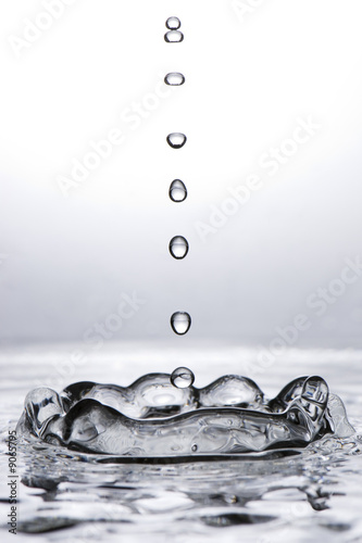 Goutte d'eau noir & blanc