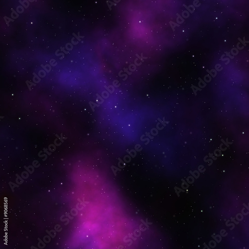 Space nebula starfield abstract illustration of outerspace