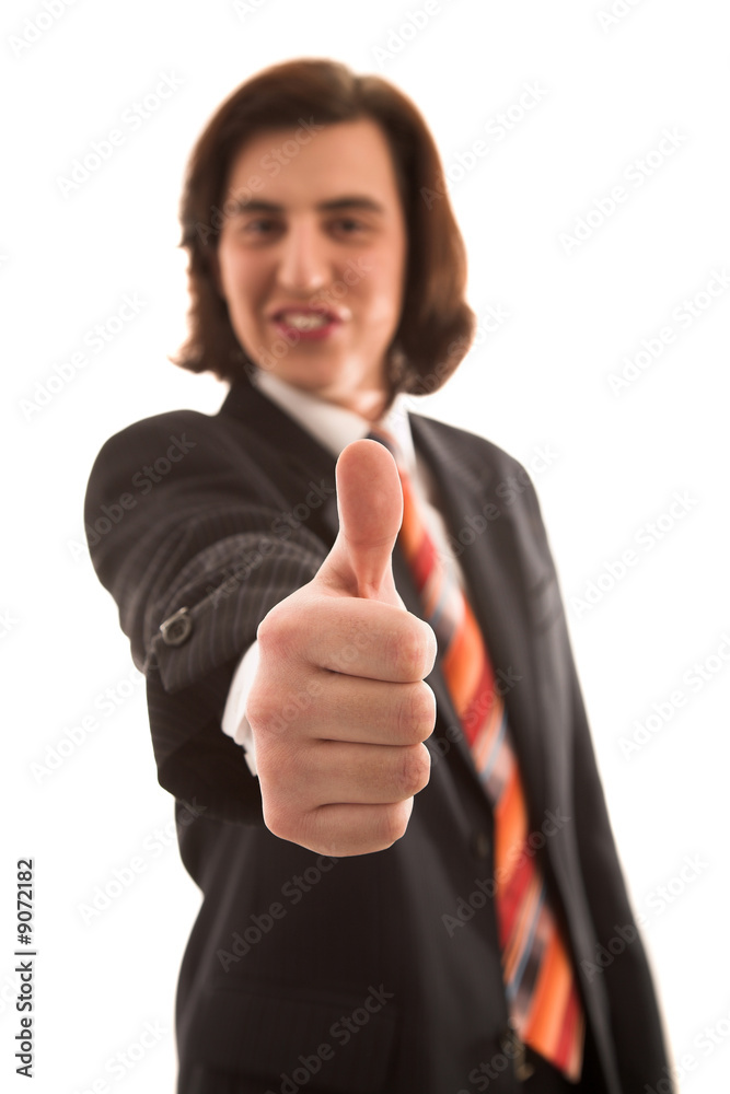 Young handsome man on white isolated background Young handsome man on white isolated background