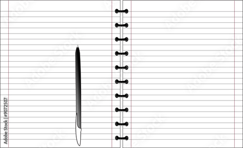 quaderno  e penna