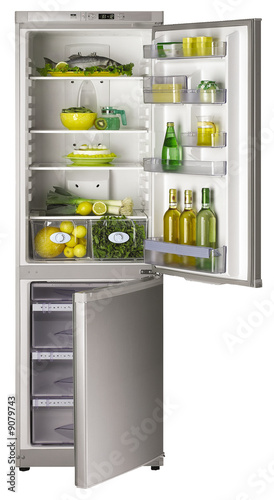 open refrigerator