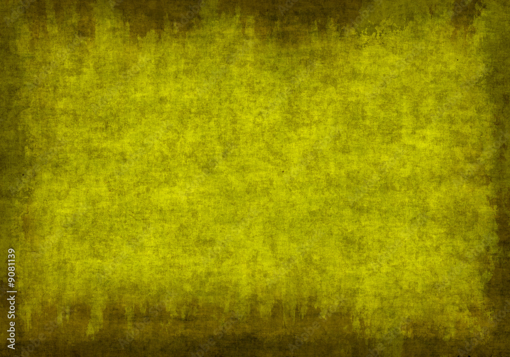 Grunge background - a sheet of the old paper  of green color
