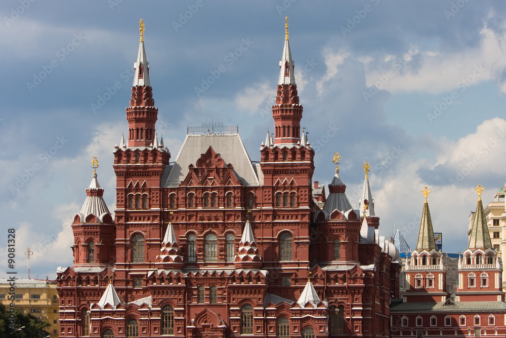 Museum of Russian History in Moscow, Red Square.