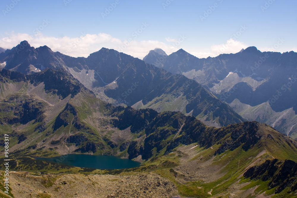 Naklejka premium high mountains