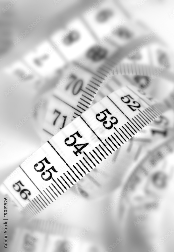 Close-up of a tape measure