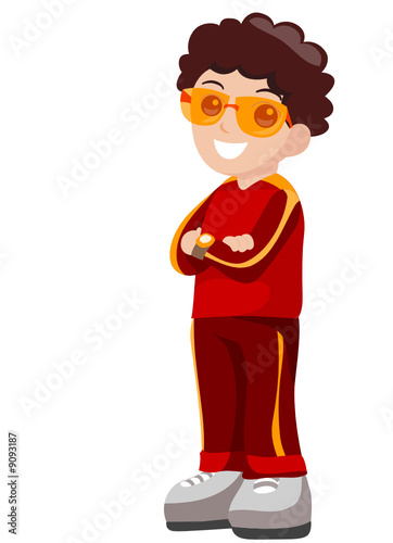 Boy Posing