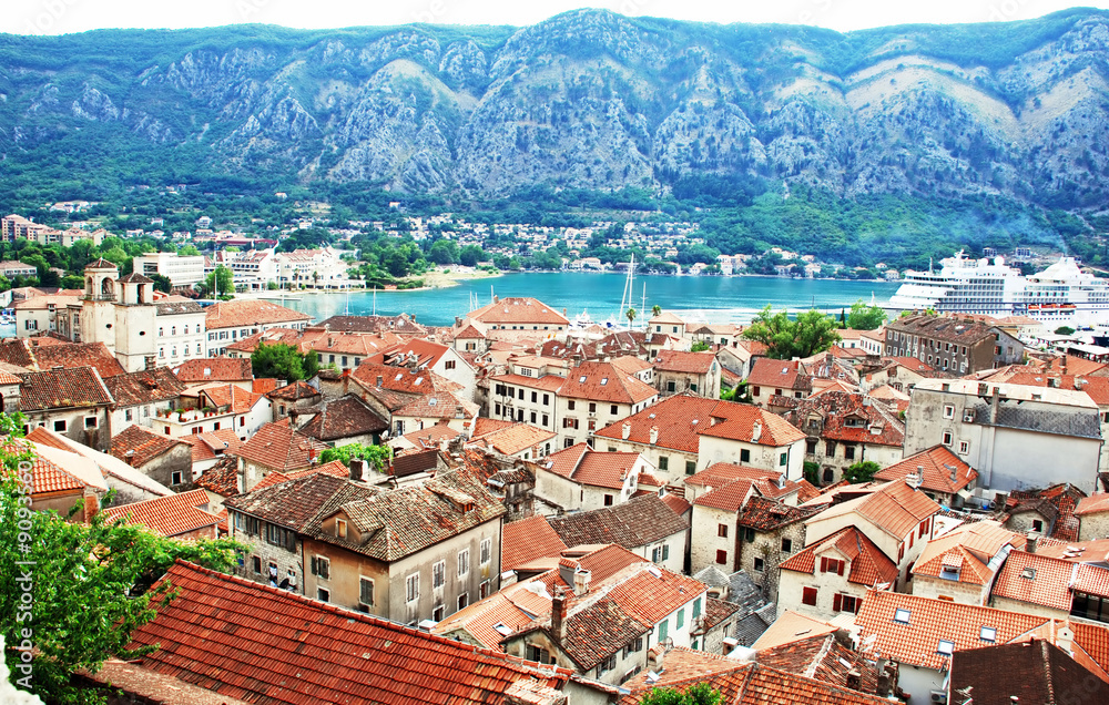 Old town Kotor in Montenegro