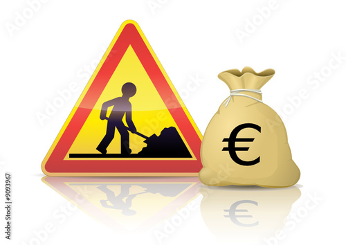 Budget travaux en euros (reflet)