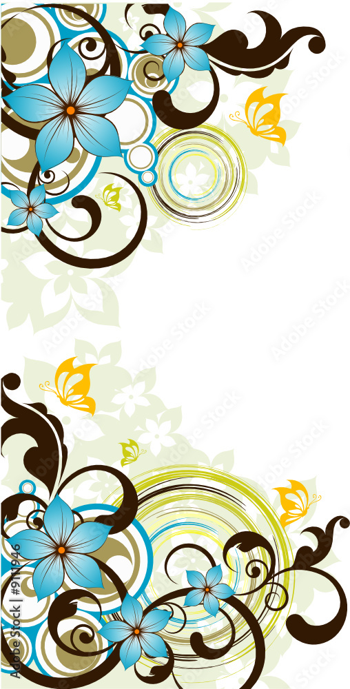 Floral abstraction Floral abstraction