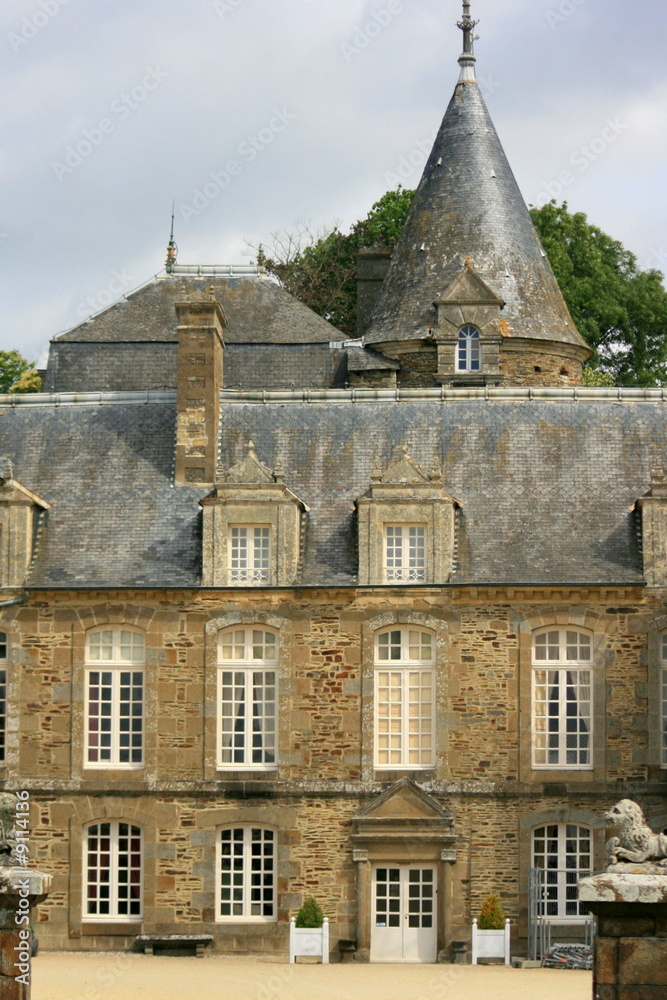 Fototapeta premium entrée du manoir