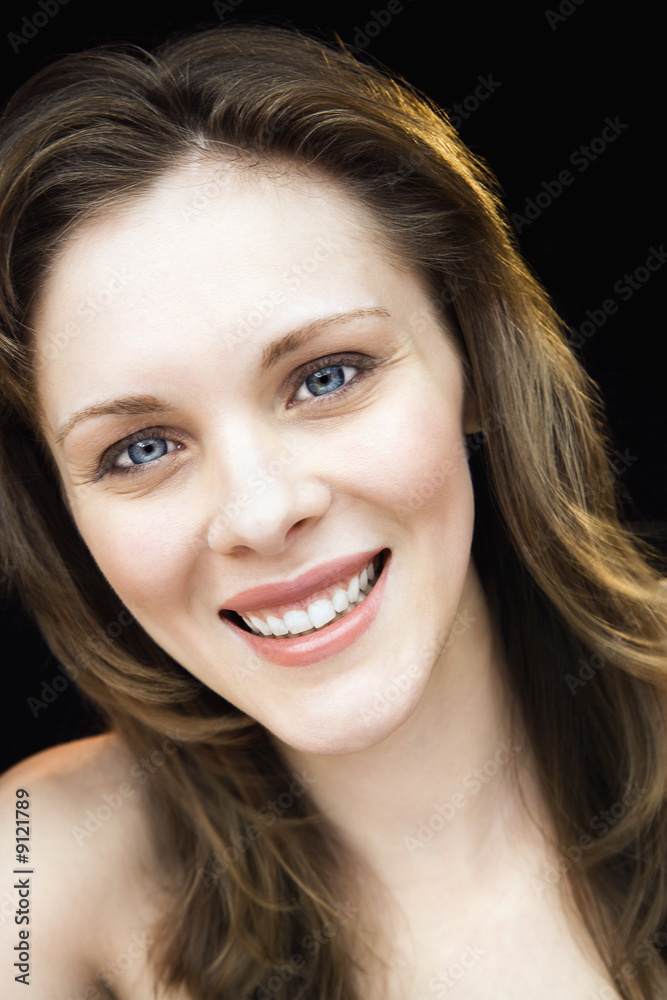 Portrait of pretty woman. Portrait of pretty woman.