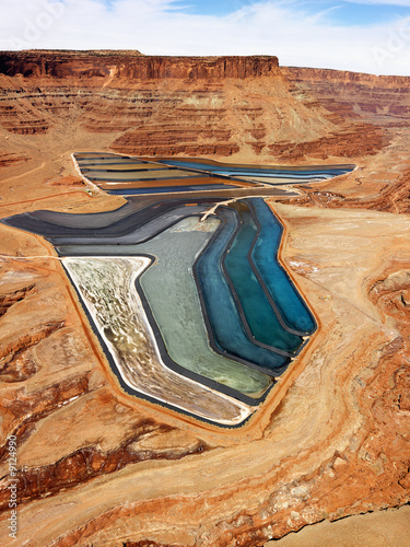 Tailings pond in rural Utah.