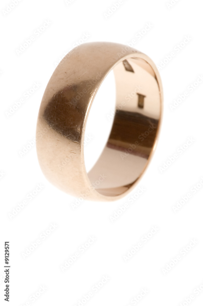object on white - Golden rings macro object on white - Golden rings macro