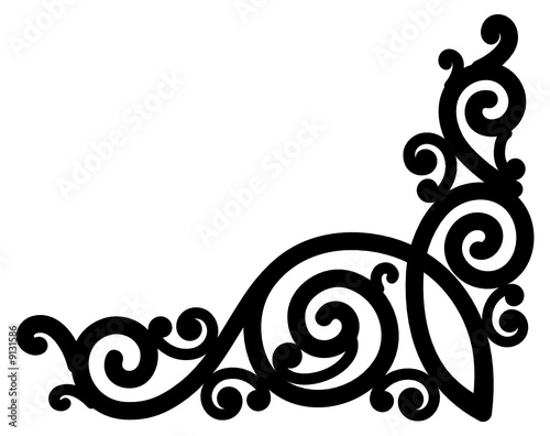 Swirl corner