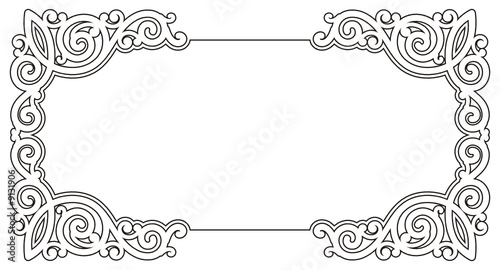 Ornamental frame-b