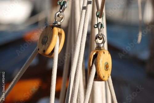 poulie et cordage