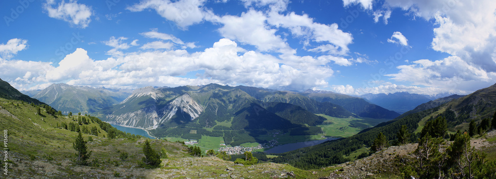 180° Alpen-Panorama