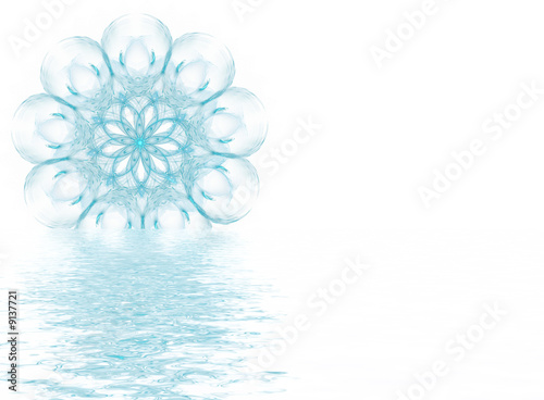 Melting Ice Crystal