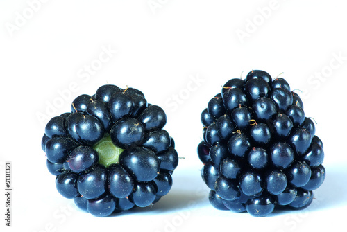 two of blackberries