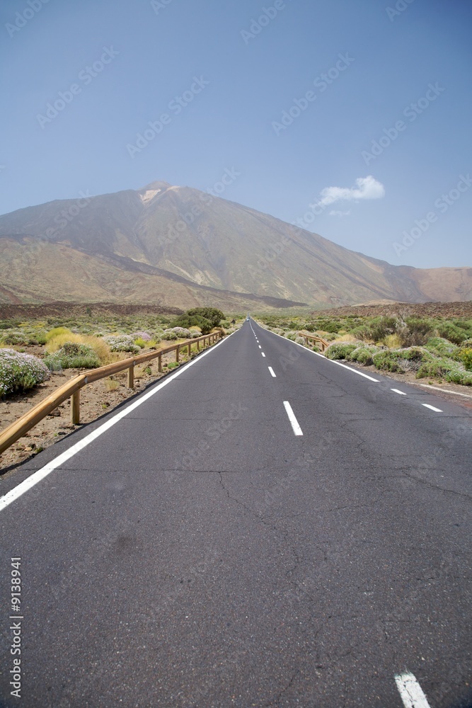 road to volcano