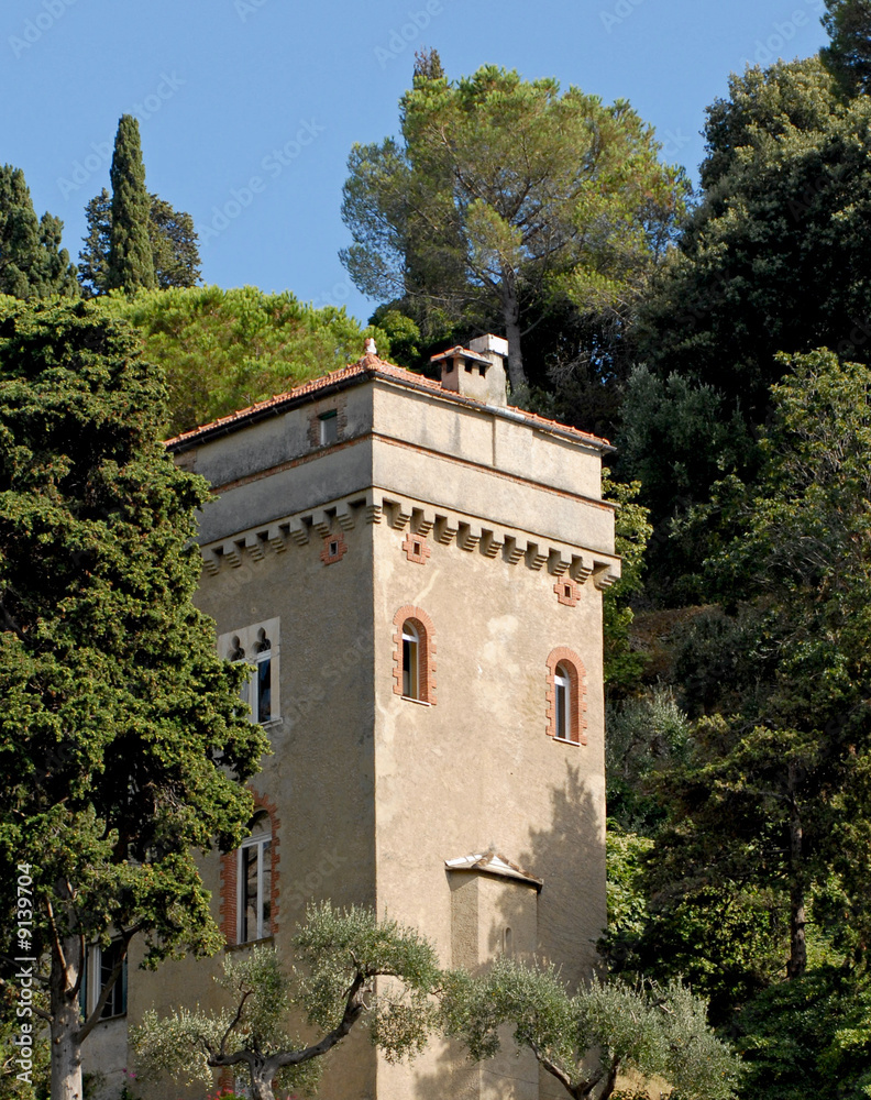 villa torre medievale