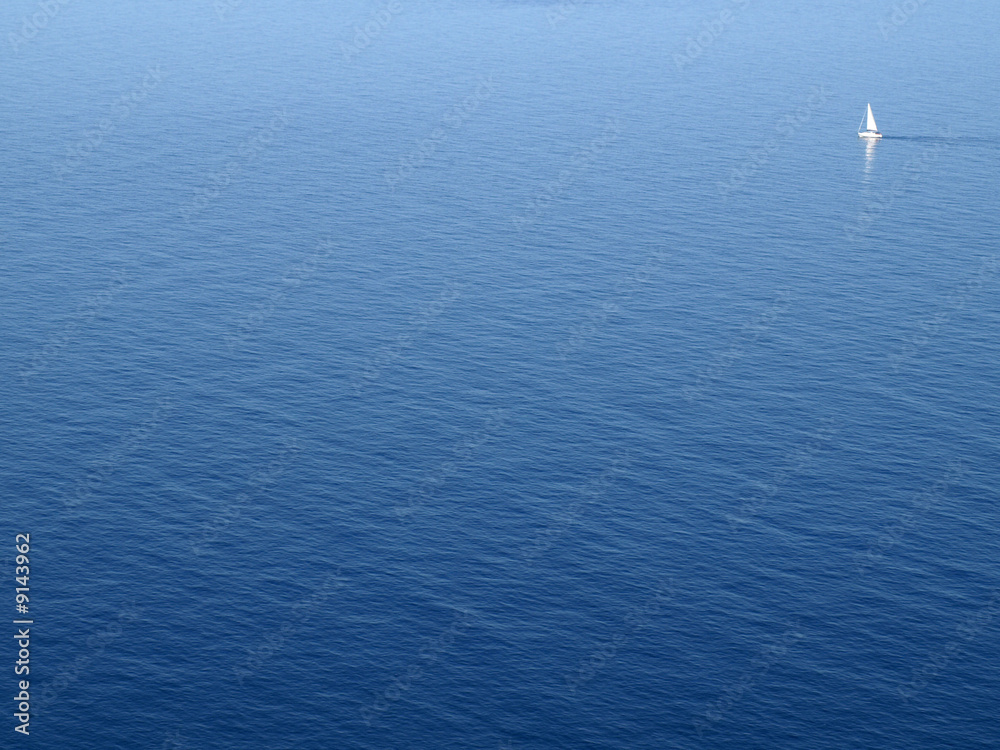 Fototapeta premium Einsamer Segler