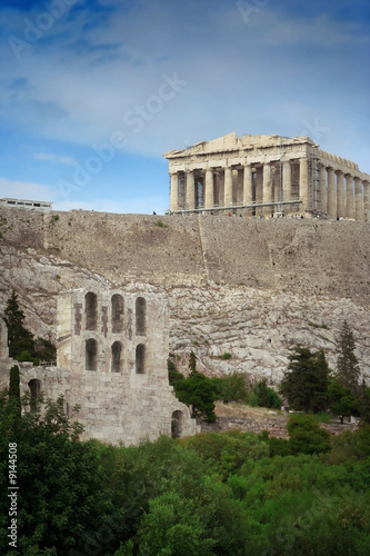 the famous acropolis of athens