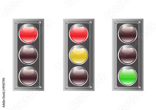Traffic light vector