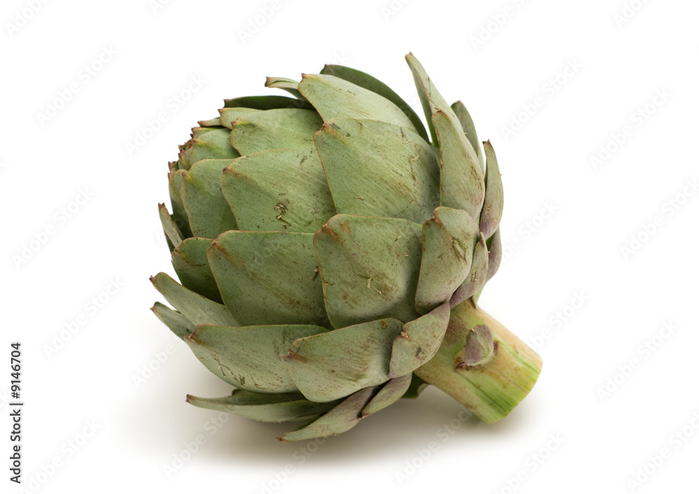 Obraz premium fresh artichoke on white background