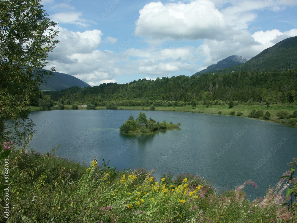 Fototapeta premium lac en montagne