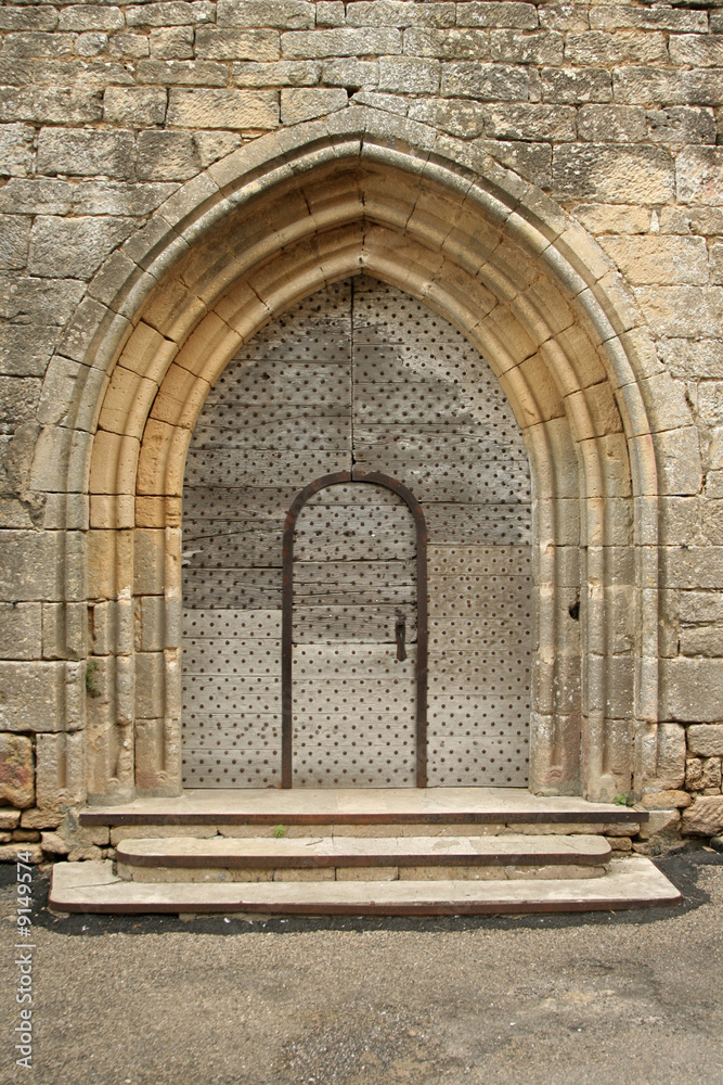 Fototapeta premium Old church door