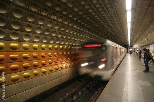 Arriving train