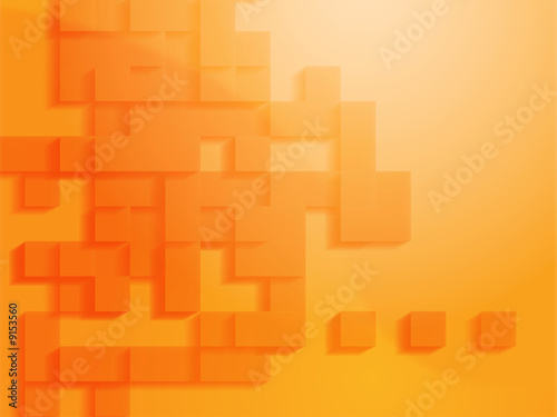 Abstract illustration wallpaper of geometric shape blocks