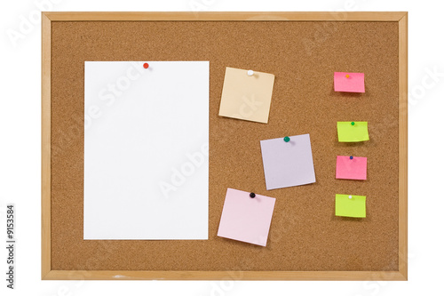 notice board.