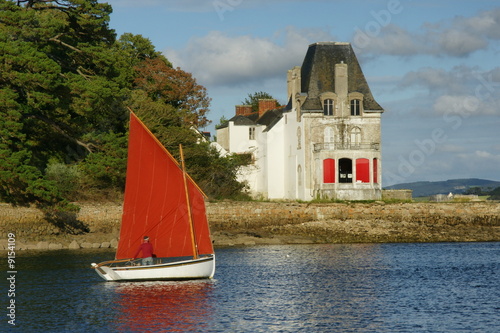Promenade maritime en soirée.