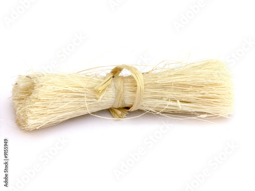 paquet de fibres blanchies de sisal